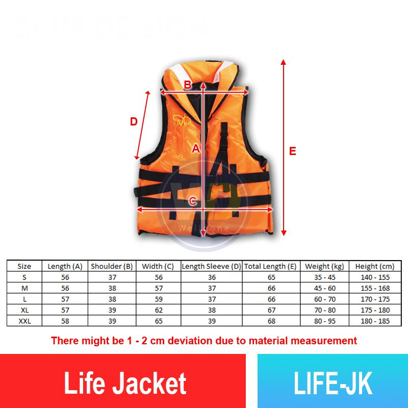 LIFE-JK Life Jacket | Quality Marine Safety Equipment MY | Welldone