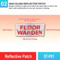 ST-P01 Reflective Patch | Quality Safety Patches Malaysia | Welldone