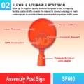 SF600 Assembly Post Sign | Quality Cone Accessories MY | Welldone