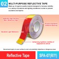 Hazard Reflective Tape (Sparkling High Intensity) - SPA-07(RY) | Welldone