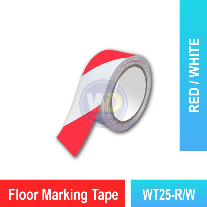 PVC Hazard Warning Floor Marking Tape - WT25 | Welldone