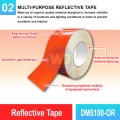 DM5100-OR Reflective Tape | Quality Conspicuity Tape MY | Welldone