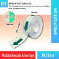 PLT-50A Photoluminescent Arrow Tape | Glow In The Dark Tape MY | Welldone