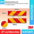 HI-STIC(R/Y) 3M™ Truck Reflective Sticker | Diamond Grade Conspicuity Marking MY | Welldone