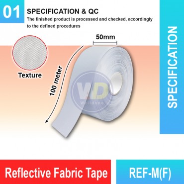 Sew-On Reflective Fabric Tape