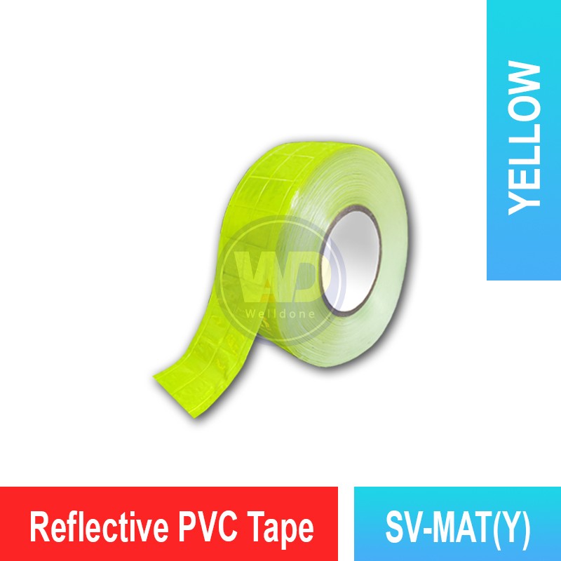 Sew-On Reflective PVC Tape - SV-MAT | Welldone Sew-On Reflective PVC Tape - SV-MAT | Welldone