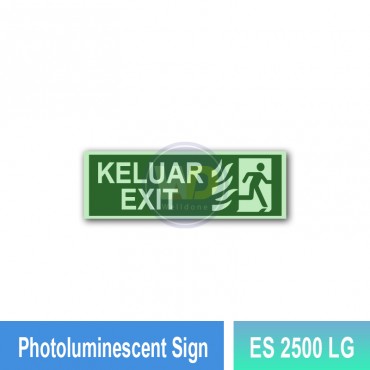 Photoluminescent Sign