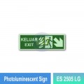 ES 2505 LG Photoluminescent Sign | Bottom Right Directional Finding Sign | Welldone ES 2505 LG Photoluminescent Sign | Bottom Right Directional Finding Sign | Welldone