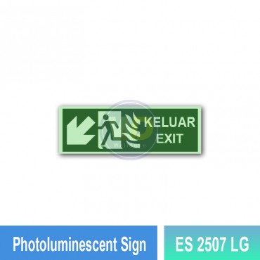 Photoluminescent Sign