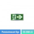 ES 2508 LG Photoluminescent Sign | Directional Finding Sign | Welldone ES 2508 LG Photoluminescent Sign | Directional Finding Sign | Welldone