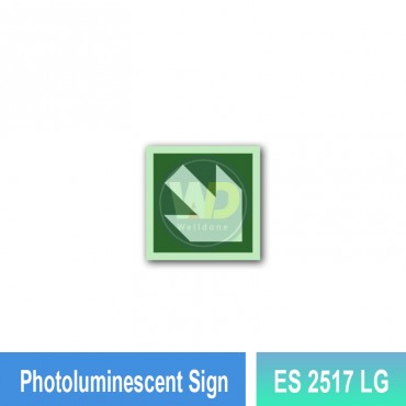 Photoluminescent Sign