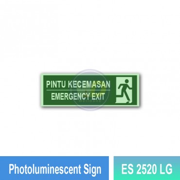 Photoluminescent Sign