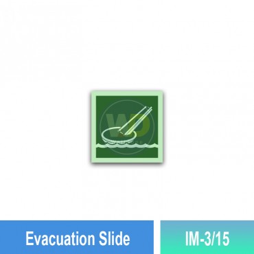Evacuation Slide Sign