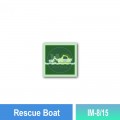 IM-8/15 Rescue Boat Sign | Quality Photoluminescent IMO Sign | Welldone