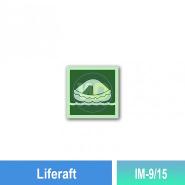 Liferaft sign