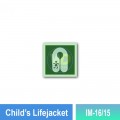 IM-16/15 Child's Lifejacket Sign | Photoluminescent IMO Sign | Welldone