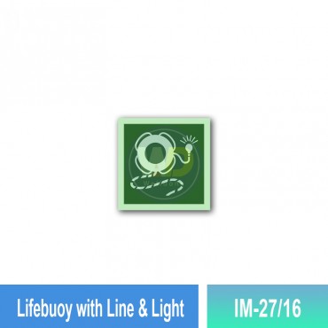 Lifebuoy With Line & Light Sign
