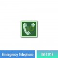 IM-31/16 Emergency Telehpone Sign | Photoluminescent IMO Sign | Welldone