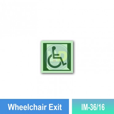 Wheelchair Exit Sign