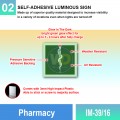 IM-39/16 Pharmacy Sign | Photoluminescent IMO Sign | Welldone