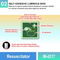 IM-42/17 Resuscitator Sign | Photoluminescent IMO Sign | Welldone