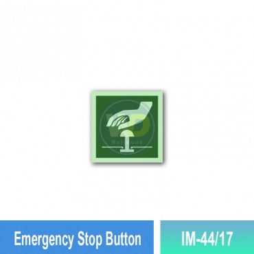 Emergency Stop Button Sign