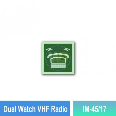 Dual Watch VHF Radio Sign