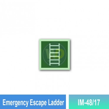 Emergency Escape Ladder Sign
