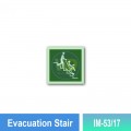 IM-53/17 Evacuation Chair Sign | Photoluminescent IMO Sign | Welldone