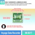 IM-56/17 Voyage Data Recorder Sign | Photoluminescent IMO Sign | Welldone