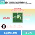 IM-57/17 Signal Lamp Sign | Photoluminescent IMO Sign | Welldone