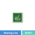 IM-59/17 Heaving Line Sign | Photoluminescent IMO Sign | Welldone