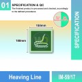IM-59/17 Heaving Line Sign | Photoluminescent IMO Sign | Welldone