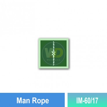 Man Rope Sign
