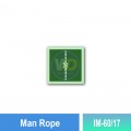 IM-60/17 Man Rope Sign | Photoluminescent IMO Sign | Welldone