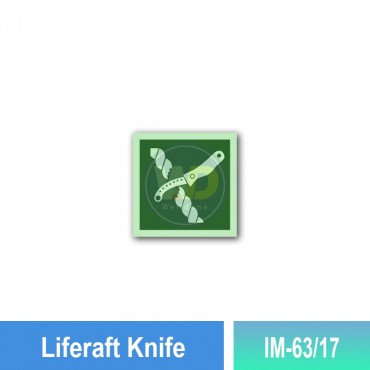 Liferaft Knife Sign