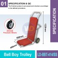 LD-BBT-414/SS Bell Boy Trolley | Quality Trolley Cart MY | Welldone