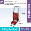 BBT-403/SS Bell Boy Hand Trolley | Quality Trolley Cart MY | Welldone