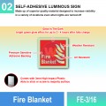 FE-3/16 Fire Blanket | Fire Fighting Equipment Sign MY | Welldone