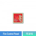 FE-8/16 Fire Control Panel | Fire Fighting EQPT Sign MY | Welldone