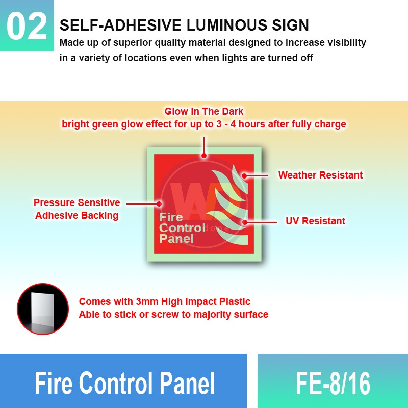FE-8/16 Fire Control Panel | Fire Fighting EQPT Sign MY | Welldone
