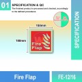 FE-12/16 Fire Flap | Fire Fighting Equipment Sign MY | Welldone