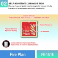 FE-13/16 Fire Plan | Fire Fighting Equipment Sign MY | Welldone