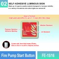 FE-15/16 Fire Pump Start Station | Fire Fighting EQPT Sign MY | Welldone