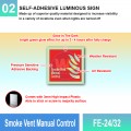 FE-24/32 Smoke Vent Manual Control | Fire F. EQPT Sign MY | Welldone