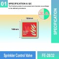 FE-28/32 Sprinkler Control Valve | Fire Fighting Equipment MY | Welldone