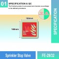 FE-29/32 Sprinkler Stop Valve | Fire Fighting Equipment MY | Welldone