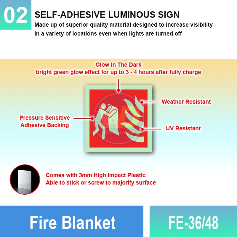 FE-36/48 Fire Blanket | Fire Fighting Equipment MY | Welldone