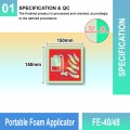 FE-40/48 Portable Foam Applicator | Fire Fighting EQPT MY | Welldone FE-40/48 Portable Foam Applicator | Fire Fighting EQPT MY | Welldone