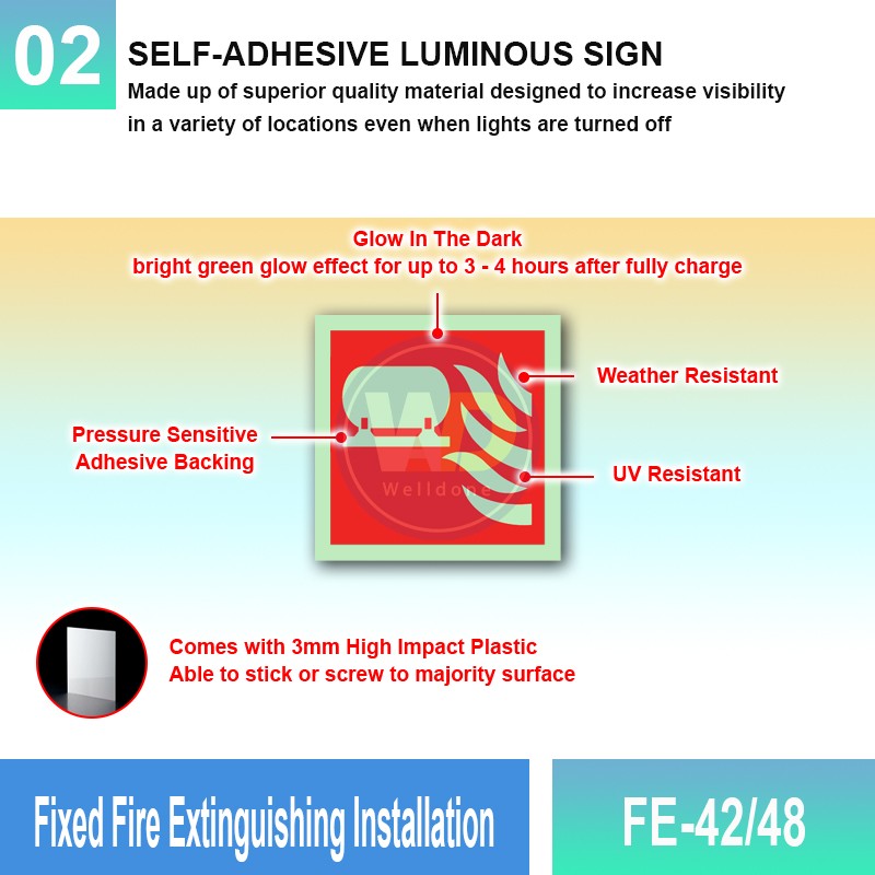 FE-42/48 Fixed Fire Extinguishing Installation | F. F. EQPT Sign MY | Welldone